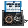 Millermatic 355 MIG/Pulsed Welder Side View and Wire Spool